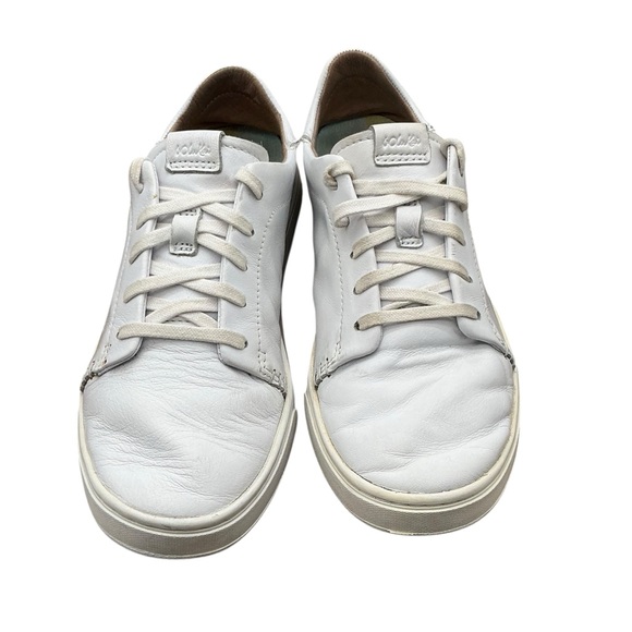 OluKai Shoes - Olukai Pehuea White Leather Women’s Shoes size 7.5